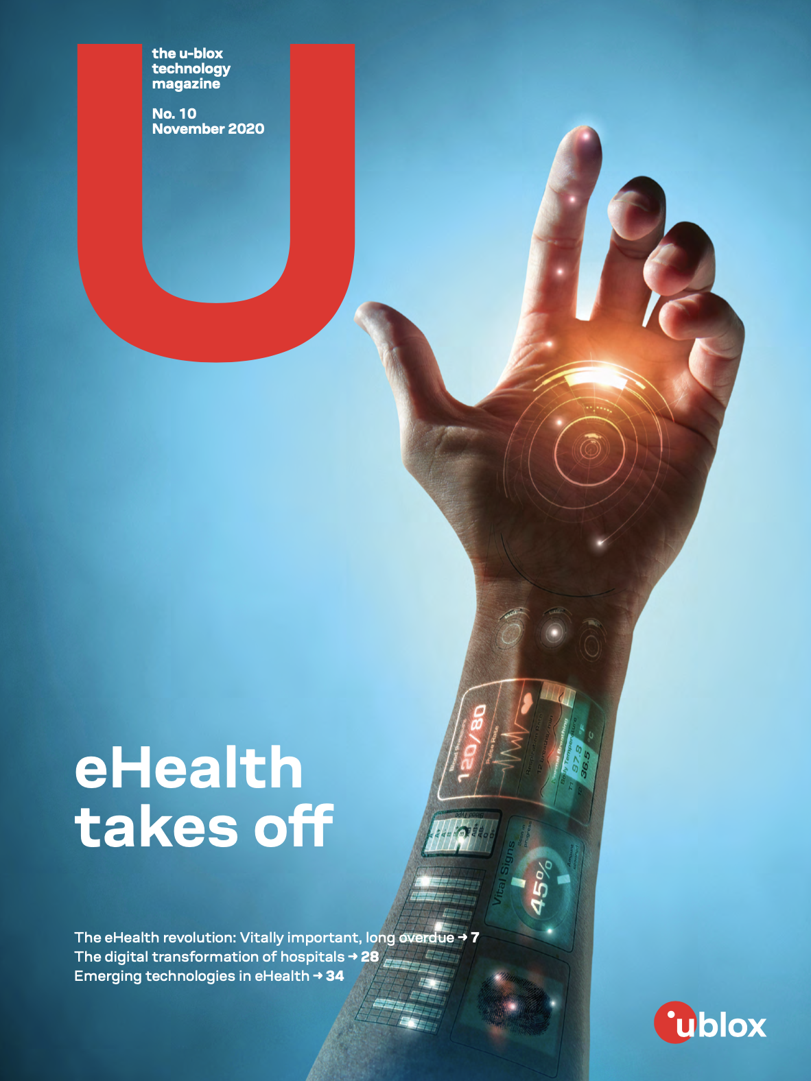 The cover of the eHalth takes off Magazine